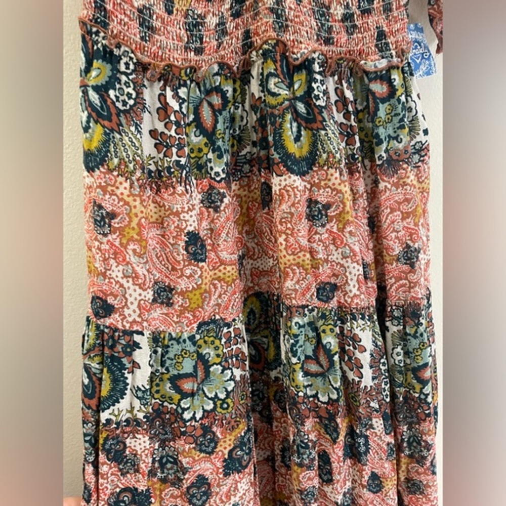 NWT Free People Intimately Let’s Smock About It Boho Maxi Dress - L - Picture 6 of 16
